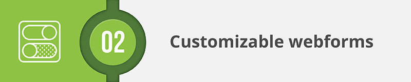 If your organization needs only donation capabilities, you should look for a nonprofit CRM that includes tools for building customizable webforms.