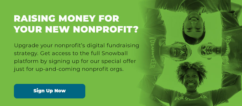 Get Snowball's special offer for new nonprofit organizations.