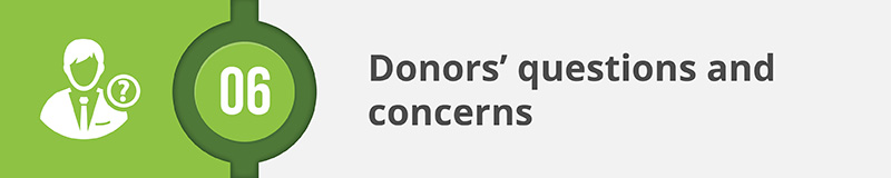 Your fundraising feasibility study will allow you address donors' questions and concerns.