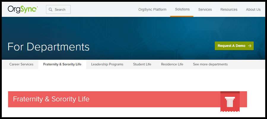 Fraternities can collect dues on OrgSync's payment processing platform.