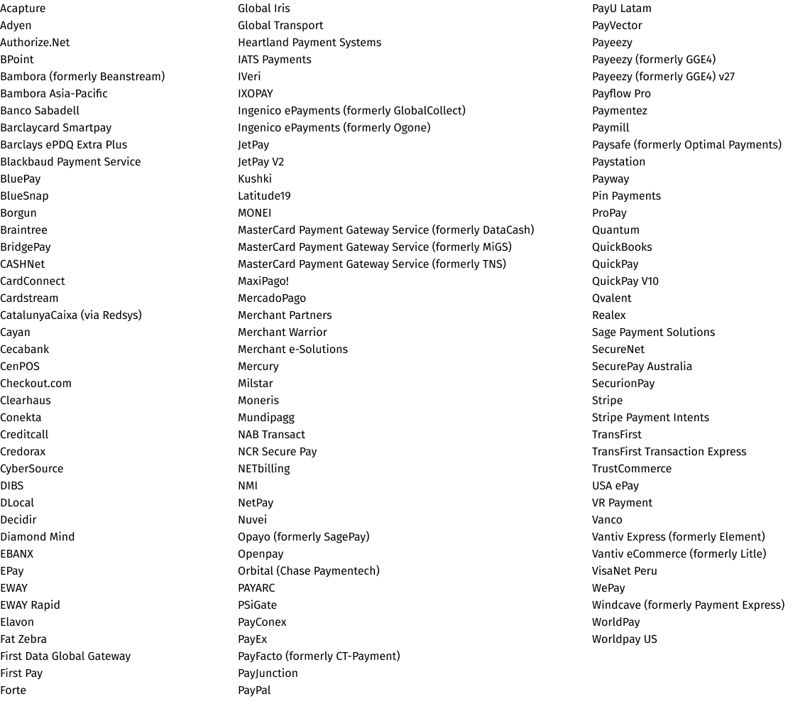 paymentgateways