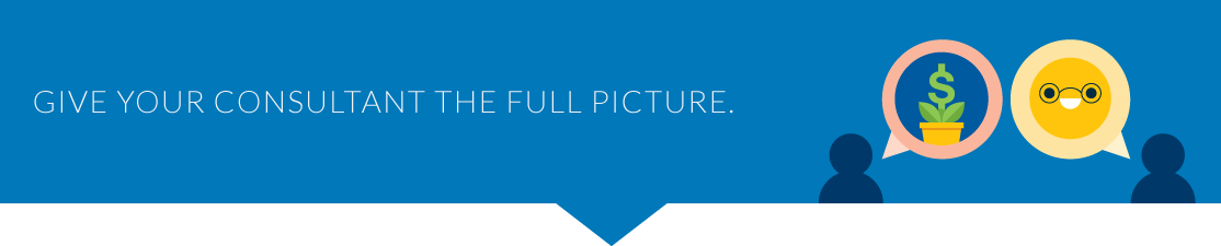 Give your fundraising consultant the full picture.