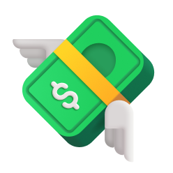 Money with wings