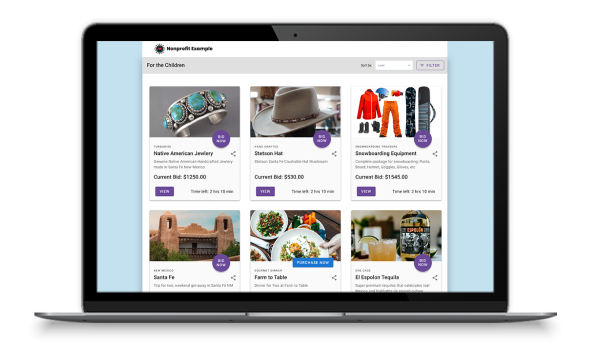 Unlimited Fundraising Auctions at Your Fingertips